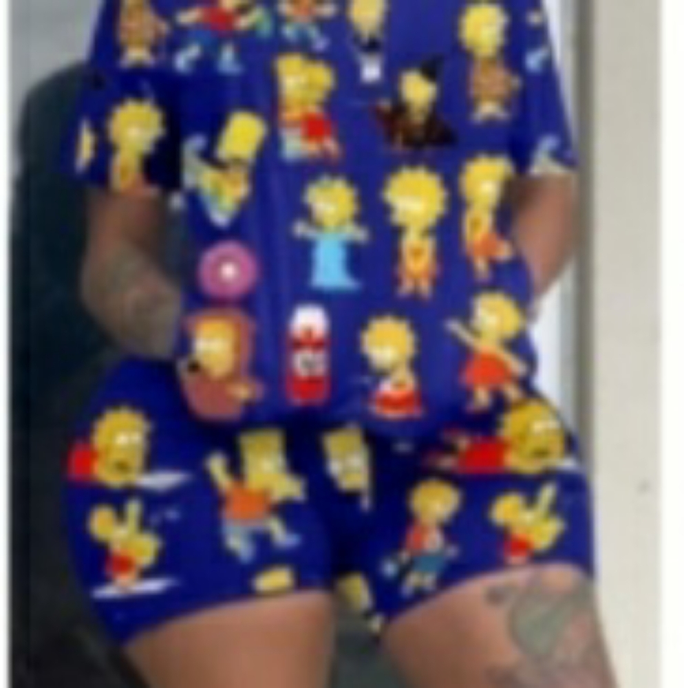 2 pc Simpsons Short set
